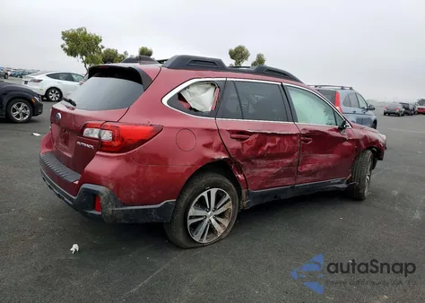 2018 Subaru Outback 2.5I Limited z USA, uszkodzony, nr VIN 4S4BSANC9J3298099